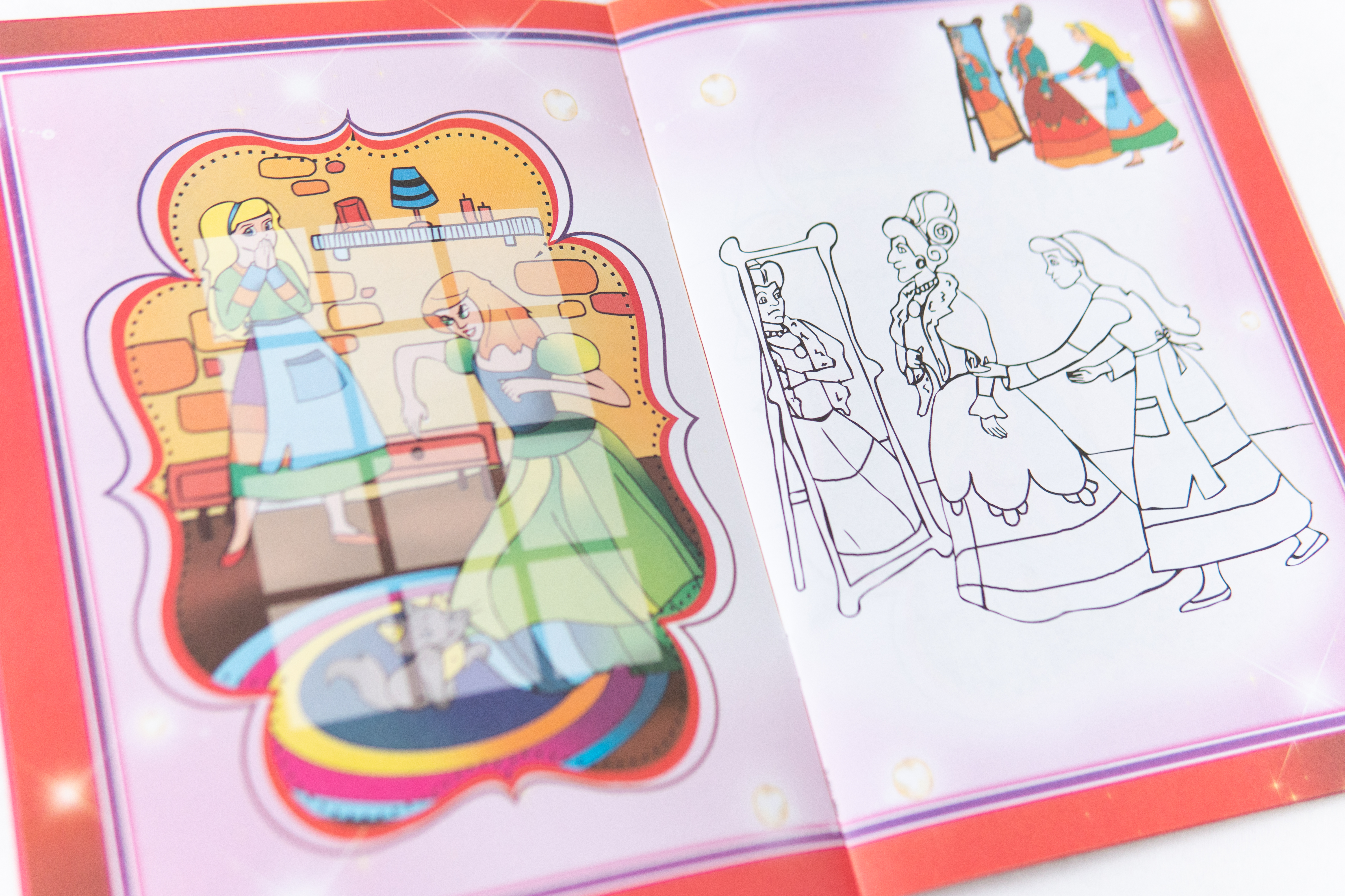 Beliebte Märchengeschichten Aschenputtel ist ein Kinderbuch auf Ukrainisch